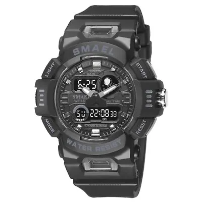 Sport Watches Digital Watch LED 50m Waterproof Military Wristwatch Mens Watches • $33