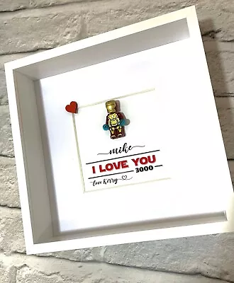 Personalised Valentines Gift | Superhero Gifts | I Love You 3000 | Ironman • £26.99