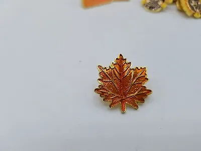 Maple Leaf Enamel Pin 1 Inch Autumn Fall  • $6