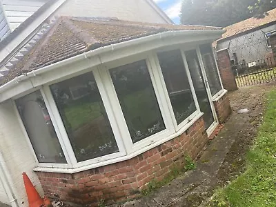 8 Windows Forming Part Of Leaded Light Double Glazed Lean-to Conservatory • £125