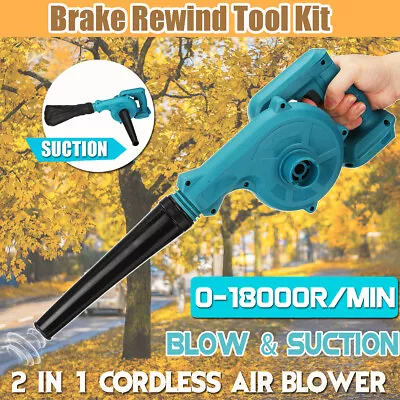 Cordless Leaf Blower & 2 Batteries Charger Portable Vacuum Cleaner For Dust Car • $69.99