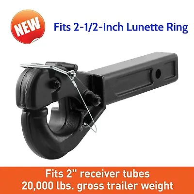20000 Lb Pintle Hook Hitch Fit 2  Receiver Truck Towing Pulling Military Trailer • $138.46