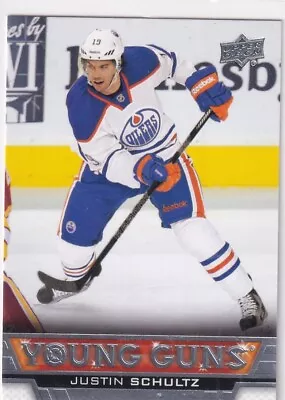 13/14 Ud Series 1 Justin Schultz Young Guns Rc Sp Rookie #240 • $1.35