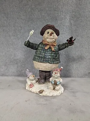 Vintage Frosty The Snowman Musical Figurine With 2 Baby • $29.98