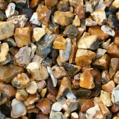 Decorative Aggregates Chippings Golden Gravel 20mm Gardens 20kg Fast Tracked P&P • £13.94