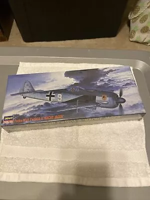 Hasegawa 1/72 Focke-Wulf Fw190A-8 NACHT JAGER Plastic Model Kit 51305 NEW 1992🔥 • $22