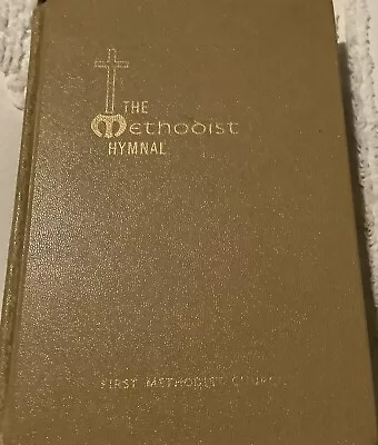 Vintage The Methodist Hymnal 1966 Official Hymnal Of The Methodist Church Beige • $8.45