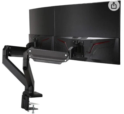$99.95 • Buy AVLT Dual 13- 35  Monitor Arm Desk Mount Fits Two Flat/Curved Monitor Full Monit