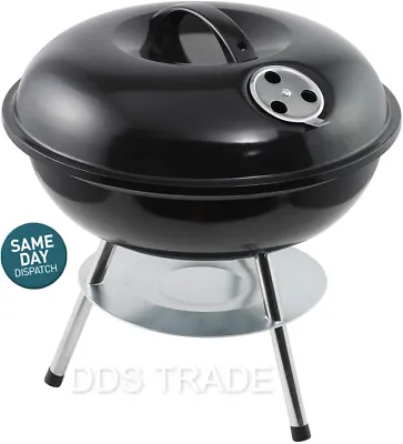 £20.99 • Buy Barbecue BBQ Charcoal Portal Kettle Grill Garden Outdoor Garden Camping 14 Inche