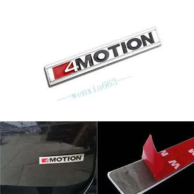 £5.99 • Buy 4MOTION Rear Boot Badge Emblem Decal 3D Logo 4 MOTION For VW Golf Touareg Amrok