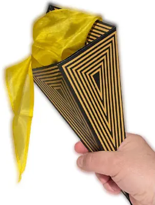 DOUBLE PRODUCTION SILK CONE Tarbell Paper Stage Magic Trick Linking Ribbon Loops • $11.89