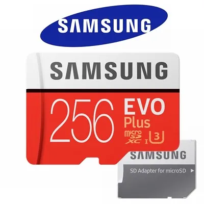 Samsung Evo Plus 256GB Micro SD Card MicroSDXC Class10 Camera Memory 100MBs • $45.95