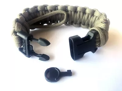 Military/Law Enforcement Adjustable Survival Paracord Bracelet W/Handcuff Key • $14.34