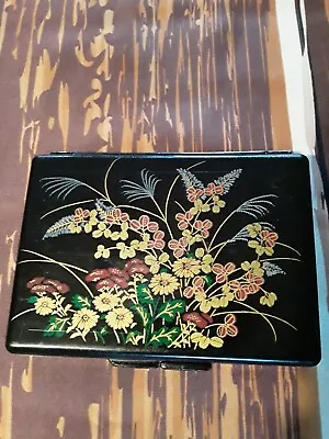 Vintage Floral Mini Travel Jewelry Box Hong Kong • $8