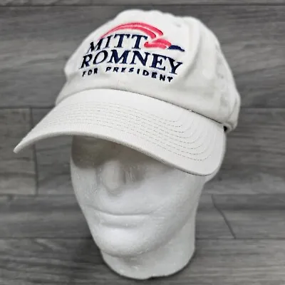 Mitt Romney For President Hat Baseball Cap Made In USA Khaki  • $24.99