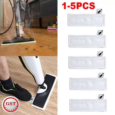 1-5x Steam Cleaner Pad Terrycloth Floor Pad For KARCHER Easyfix SC3 SC4 SC5 Mop • $15.54