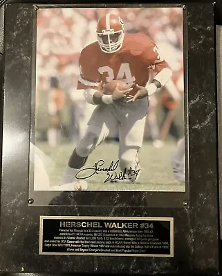 Herschel Walker Signed 8x10 Photo With COA Georgia Bulldogs • $50