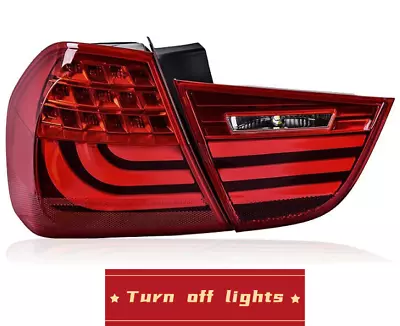 Pair LED Tube Tail Lights Brake Stop Lamp For BMW E90 3 Series 09-12 4Dr Sedan • $520.13