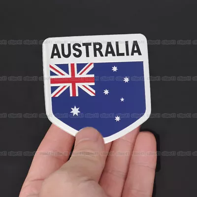 2Pcs Australia Flag Logo Car Truck Decal Body 3D Metal Emblem Badge Accessories. • $3.52