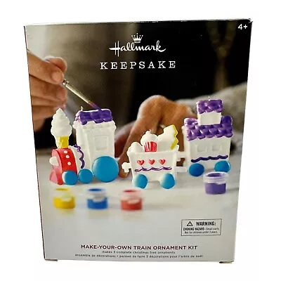 Hallmark Keepsake Make Your Own Train Ornament Kit 2018 Paint Decoration Paintin • $22.99