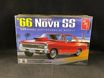 AMT 1966 Chevy Nova SS 1:25 Scale Plastic Model Kit 1198 Factory Sealed Box • $33.29