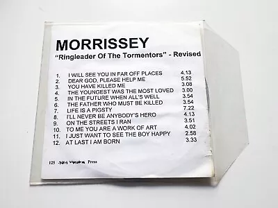 Morrissey – Ringleader Of The Tormentors (Revised) Rare UK PROMO Acetate CD 2006 • $44.99