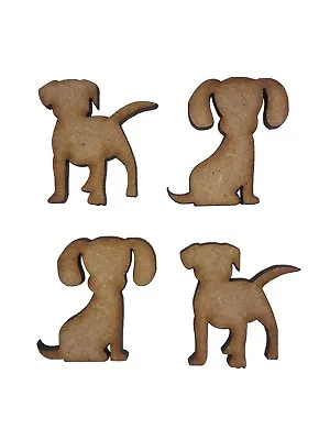 20x Puppy Dog Puppies Dogs 3cm Wood Craft Embelishments Laser Cut Shape MDF • £3.15