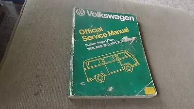 Volkswagen Official Service Manual Station Wagon/Bus 1968-1974 Paperback • $9.99