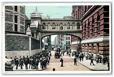 New York City New York Postcard Bridge Sighs Exterior View 1909 Vintage Antique • $29.95