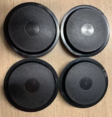 £2.80 • Buy 4 X LARGE BLACK CASTOR CUPS Carpet/Floor Chair/Sofa Furniture Protectors Caster