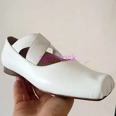 New Vintage Womens Square Toes Flats Low Top Comfortable Ballet Dance Shoes • $48.97