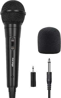 Handheld Wired Microphone Cardioid Dynamic Vocal Mic With 13Ft Cable And On/Off • $14.13