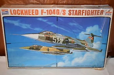 ESCI Scale Craft F-104G/S Lockheed Starfighter 1:48 Airplane Model Kit NEW #83 • $34.99