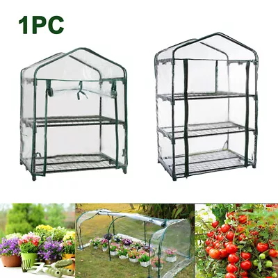 Clear PVC Garden Supplies Mini Greenhouse Cover Household Outdoor Waterproof • $18.58