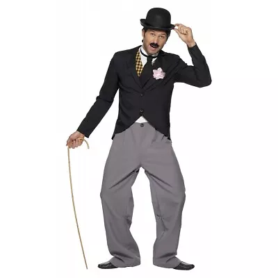 Charlie Chaplin Costume Adult Halloween Fancy Dress • $49.72