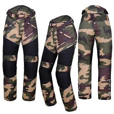 £37.99 • Buy Motorbike Motorcycle Waterproof Cordura Textile Trousers Pants Armours Colours
