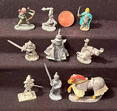 533 Ral Partha TSR RAFM Garrison Various 25mm Fantasy Figures (9) • $20.99