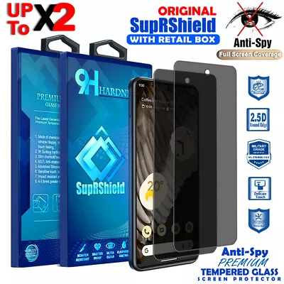 Fr Google Pixel 8 6 7 Pro 7A 6A 5A 5 4XL Privacy Tempered Glass Screen Protector • $8.49