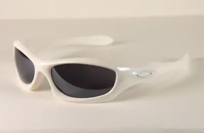 $399 • Buy Oakley Monster Dog Polarized Sunglasses (White Frame/Gray Lens)