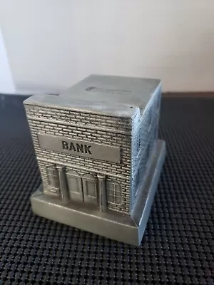 Vintage First National Bank Hartford Advertising Metal Coin Bank Building • $16.20