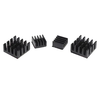 4pcs Black Aluminum Heatsink Cooler Cooling Kit For Raspberry Pi 3/2 /Rpi IO*ug • $4.54