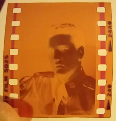 Elvis Presley In Army Uniform Color Photo Negative / 5025 Film / 1 1/2 X 1 3/8  • $0.99