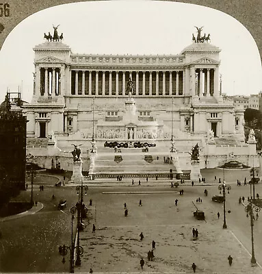 Keystone Stereoview Victor Emmanuel Monument Rome Italy Of 600/1200 Set #556 T2 • $0.99