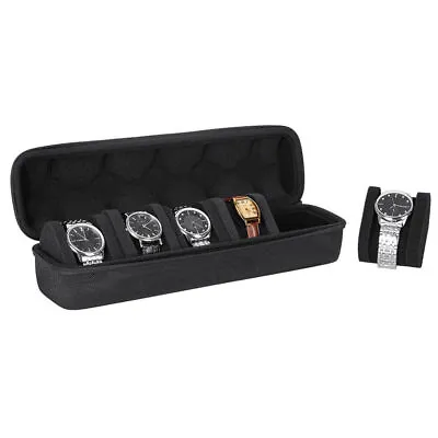 1/2/3/5/6 Slots Travel Watch Roll Case Wristwatch Display Case Watch Storage Box • $26.99