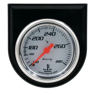 $29.99 • Buy 2 Inch White Water Temp. Gauge 130-270 Degrees Equus 5242 Authorized Distributor