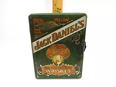 Jack Daniels Old No. 7 Vintage 1960 Tennessee Whiskey Poker Tin Made In England • $11.89