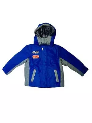 £8.99 • Buy Disney Cars Lightning McQueen Hoodie Boys Hooded Zipper Jacket Size 2 To 7 Years