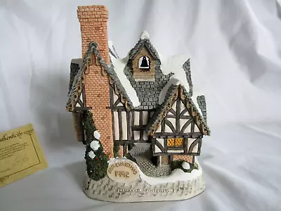 David Winter Cottages  Scrooge's School  1992 Special For Christmas • £22