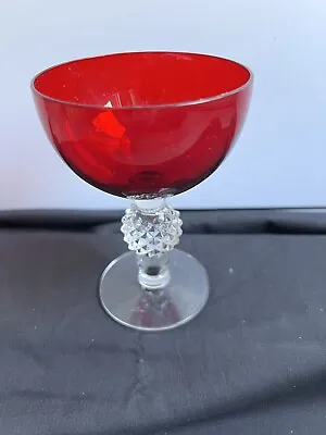 Morgantown Spanish Red Golf Ball Goblet • $10