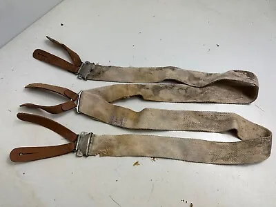 Original WW2 British Army / RAF Trouser Suspenders - Well Worn Example • $7.58